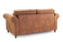 Elena Sofa Tan 3 Seater Back View